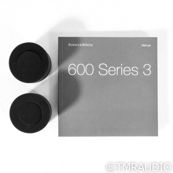 Bowers & Wilkins 606 S3 Bookshelf Speakers; Black Pair