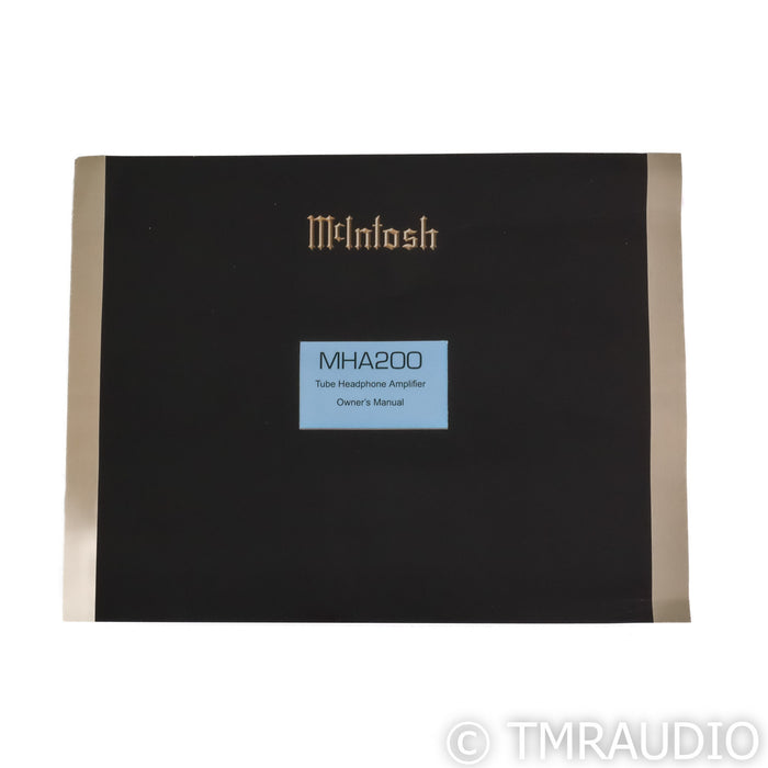 McIntosh MHA200 Tube Headphone Amplifier
