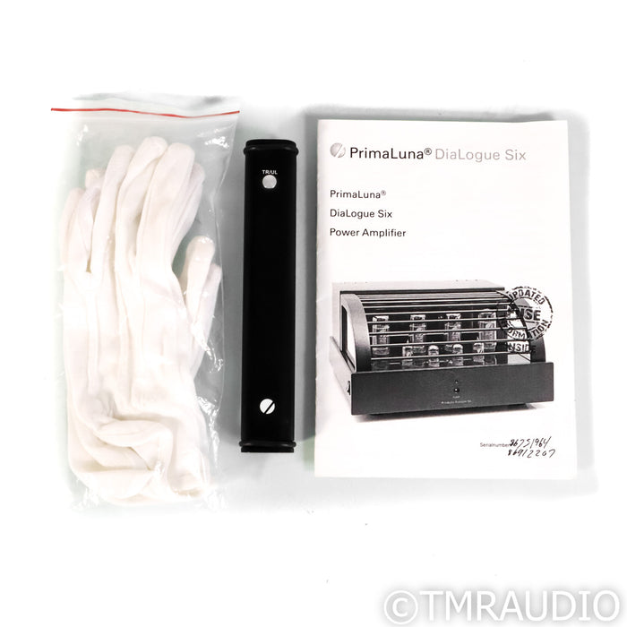 PrimaLuna Dialogue 6 Tube Monoblock Power Amplifiers; Pair