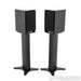 Dynaudio Evoke 10 Bookshelf Speakers; Black High Gloss Pair w/ Stands