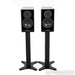Dynaudio Evoke 10 Bookshelf Speakers; Black High Gloss Pair w/ Stands