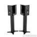 Dynaudio Evoke 10 Bookshelf Speakers; Black High Gloss Pair w/ Stands