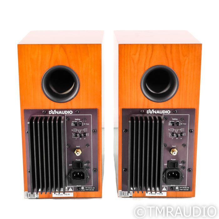 Dynaudio Focus 110A Powered Bookshelf Speakers; Cherry Pair