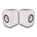 KEF LSX Wireless Streaming Bookshelf Speakers; White Pair