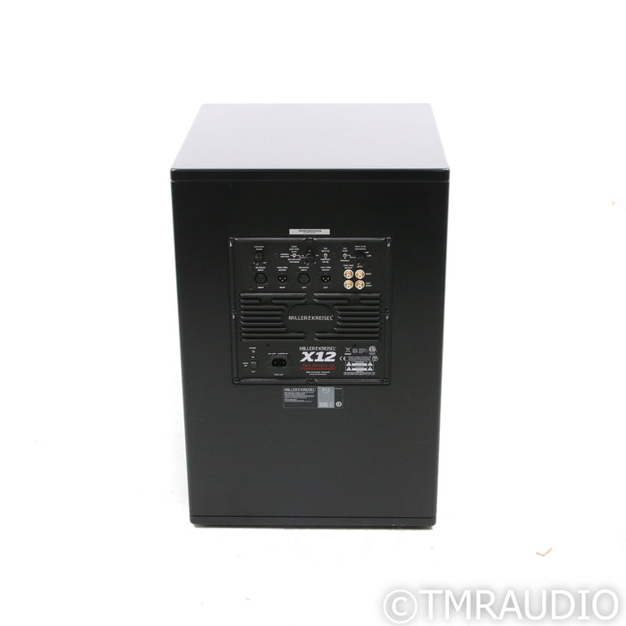 Miller & Kreisel X12 12" Powered Subwoofer; Black Satin