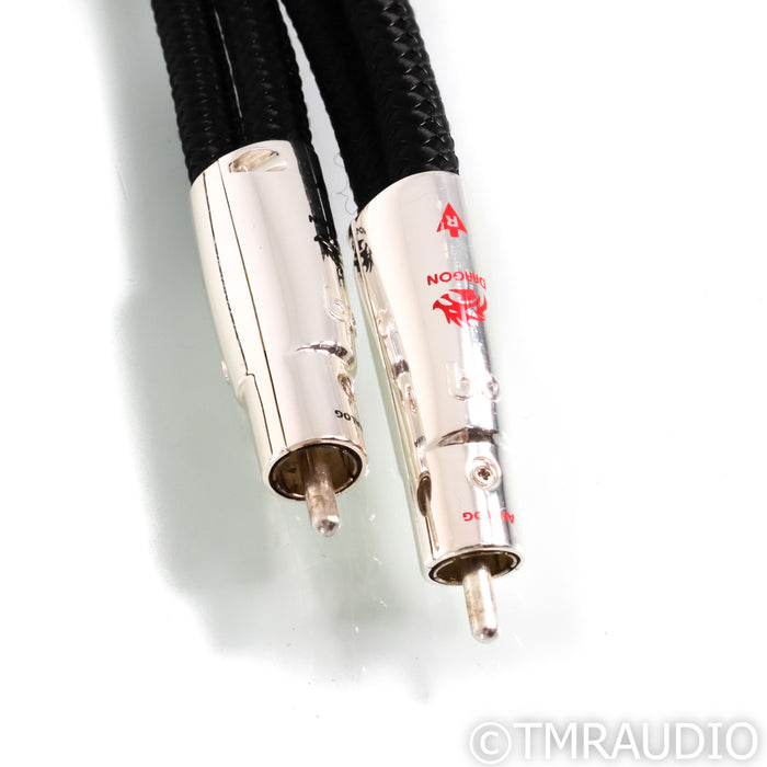 AudioQuest Dragon RCA Cables; 1.5m Pair Interconnects
