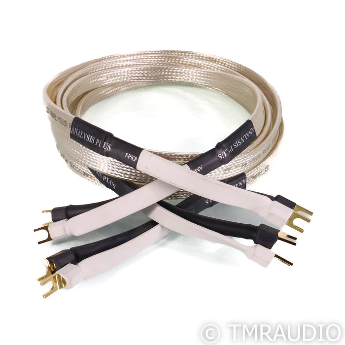 Analysis Plus Big Silver Oval Speaker Cables; 10ft Pair