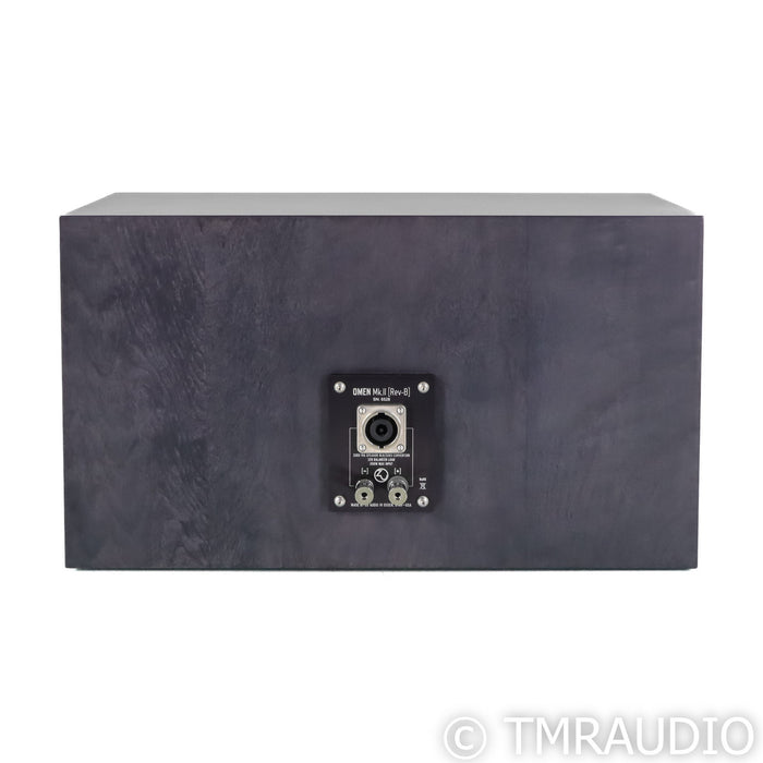 Zu Audio Omen MKII Rev.B Center Channel Speaker; Ghost Black