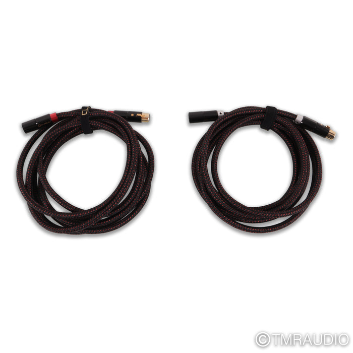 Clarus Cable Crimson MKII XLR Cables; 4m Pair Balanced Interconnects