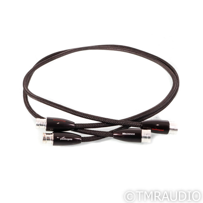 AudioQuest Mackenzie XLR Cables; 1m Pair Balanced Interconnects