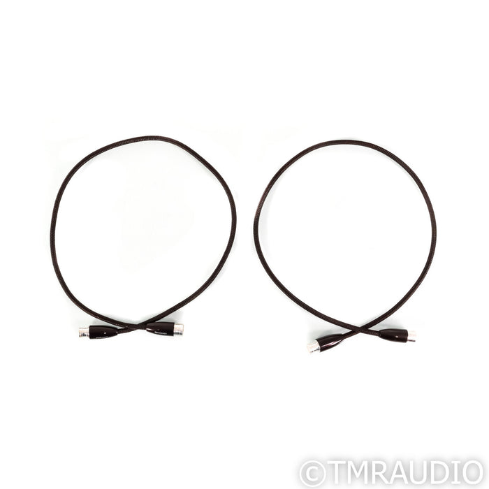 AudioQuest Mackenzie XLR Cables; 1m Pair Balanced Interconnects