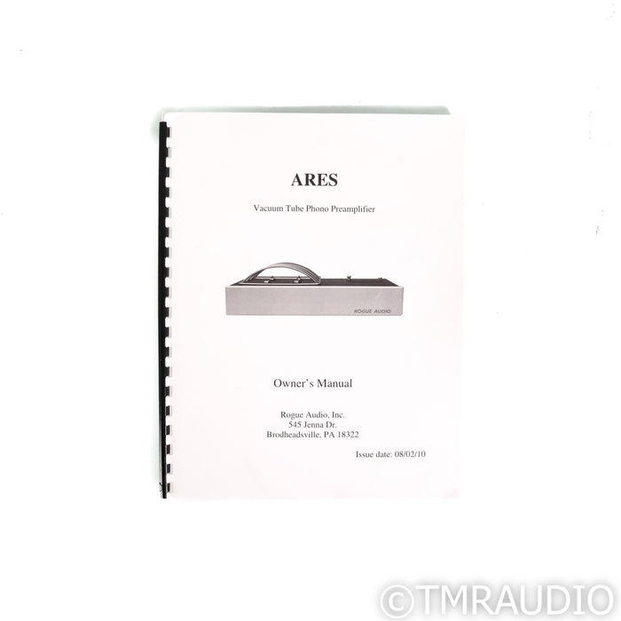 Rogue Audio Ares Tube MM & MC Phono Preamplifier
