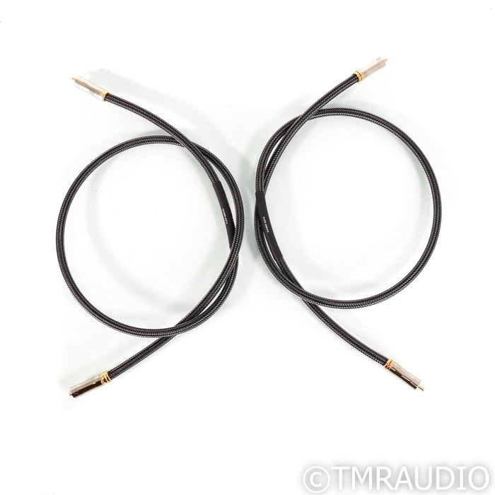 Shunyata Research Gamma RCA Cables; 1m Pair Interconnects