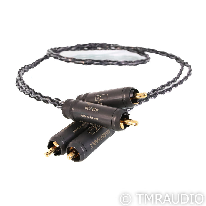 Kimber Kable Carbon Series RCA Cables; 1m Pair Interconnects