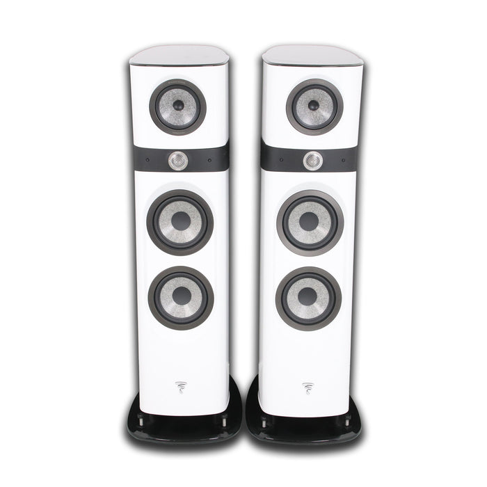 Focal Sopra No. 3 Floorstanding Speakers; White Carrara Pair (Used; No Grills)