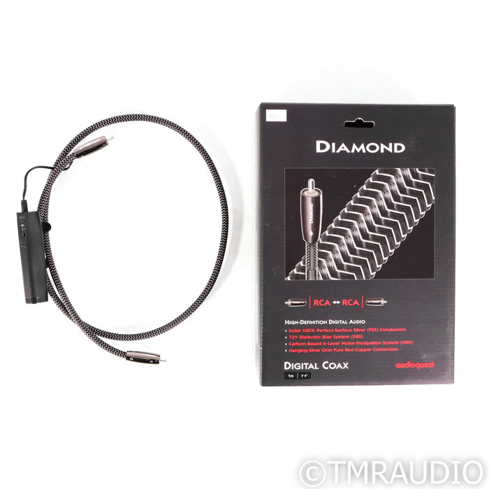 AudioQuest Diamond RCA Digital Coaxial Cable; Single 1m Interconnect