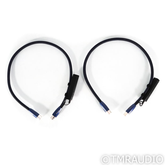 AudioQuest Water XLR Cables; 0.75m Pair Balanced Interconnects