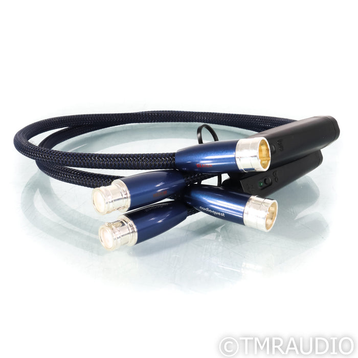 AudioQuest Water XLR Cables; 0.75m Pair Balanced Interconnects