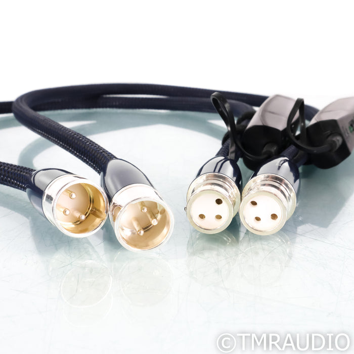 AudioQuest Water XLR Cables; 0.75m Pair Balanced Interconnects