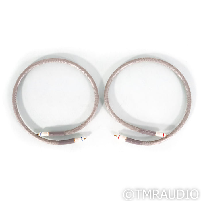 Acoustic Zen Silver Reference II RCA Cables; 1m Pair Interconnects