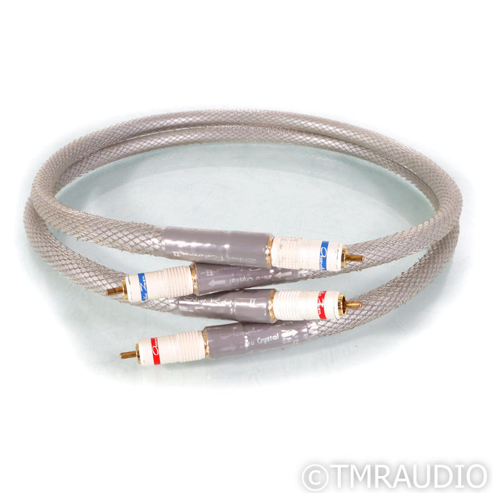 Acoustic Zen Silver Reference II RCA Cables; 1m Pair Interconnects