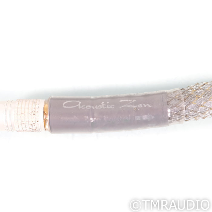 Acoustic Zen Silver Reference II RCA Cables; 1m Pair Interconnects