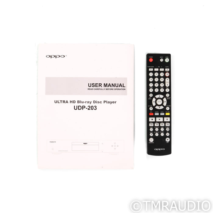 Oppo UDP-203 4K Universal Blu-Ray Player; CD & SACD