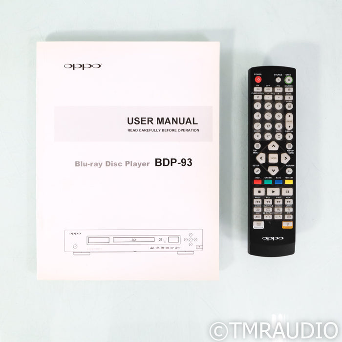 Oppo BDP-93 Universal Blu-Ray Disk Player; CD & SACD