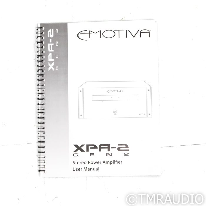 Emotiva XPA-2 Gen 2 Stereo & Mono Power Amplifier