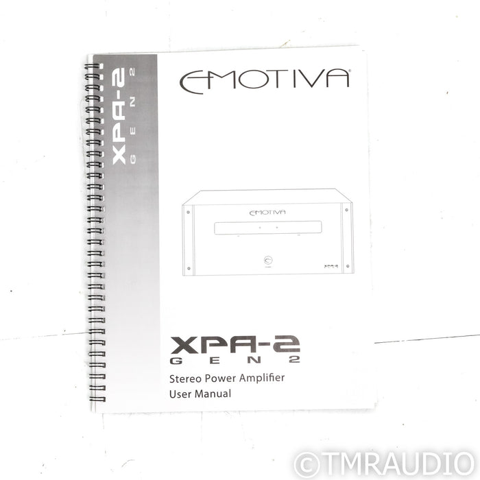 Emotiva XPA-2 Gen 2 Stereo & Mono Power Amplifier