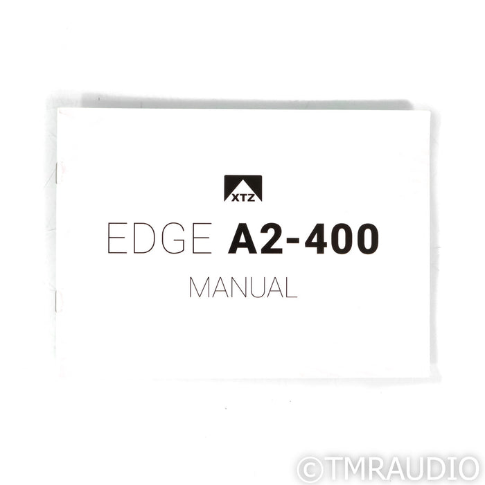 XTZ Edge A2-400 Stereo Power Amplifier