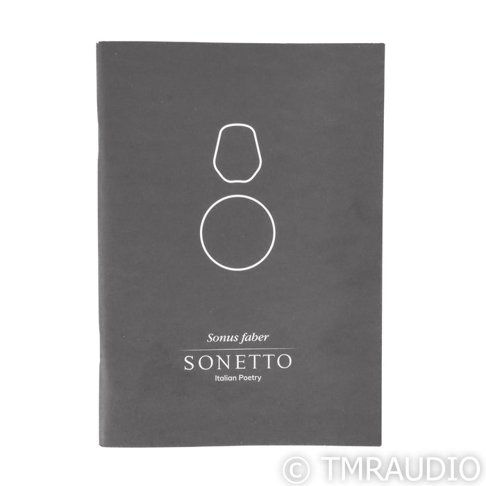 Sonus Faber Sonetto II Bookshelf Speakers; Black Pair