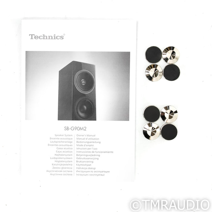 Technics SB-G90M2 Floorstanding Speakers; Gloss Black Pair