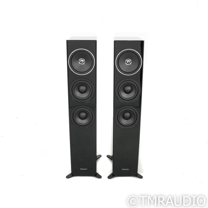 Technics SB-G90M2 Floorstanding Speakers; Gloss Black Pair