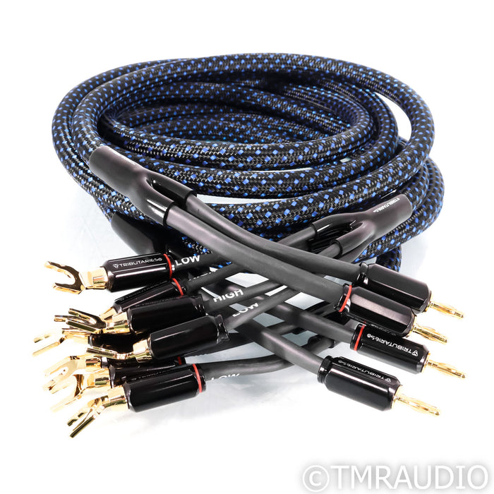 Tributaries Series 4 Bi-Wire Speaker Cables; 8ft Pair (Open Box)