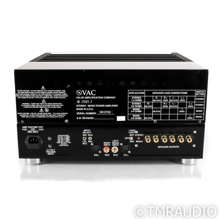 VAC PHI 300.1 Stereo Tube Power Amplifier