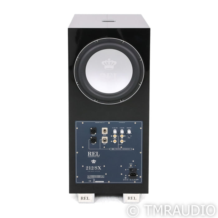 REL Acoustics 212/SX 12" Powered Subwoofer; Piano Black