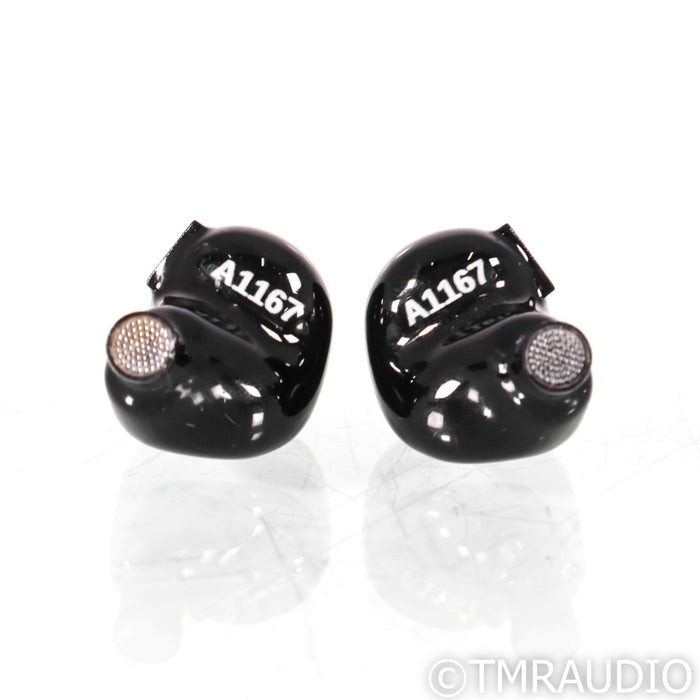 FAT Frequency Scarlet Mini In-Ear Monitors; IEMs; Silver Red Upgrade Cable
