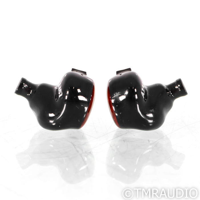 FAT Frequency Scarlet Mini In-Ear Monitors; IEMs; Silver Red Upgrade Cable