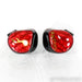 FAT Frequency Scarlet Mini In-Ear Monitors; IEMs; Silver Red Upgrade Cable