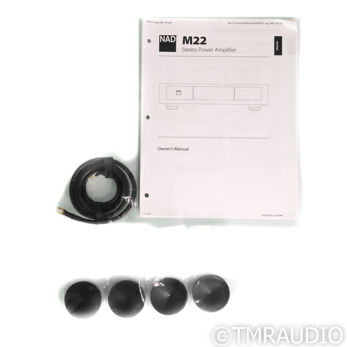 NAD Electronics M22 V2 Master Series Stereo Power Amplifier