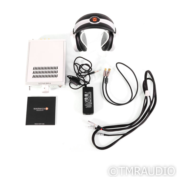 Warwick Acoustics Bravura Electrostatic Headphones w/ Sonoma M1 Amplifier