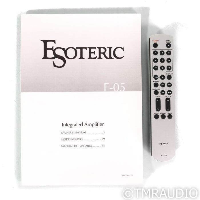Esoteric Audio F-05 Stereo Integrated Amplifier; MM & MC Phono