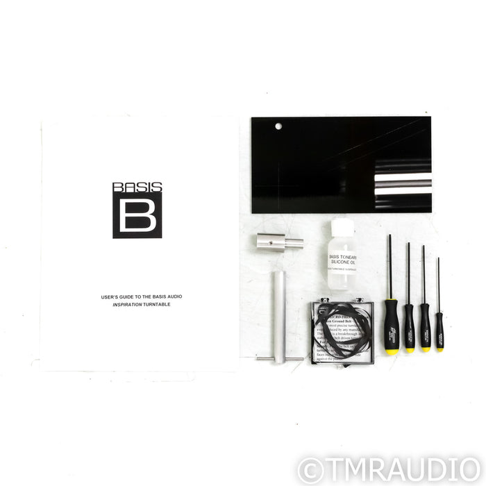 Basis Audio Inspiration Belt Drive Turntable; SuperArm 9; Vacuum System
