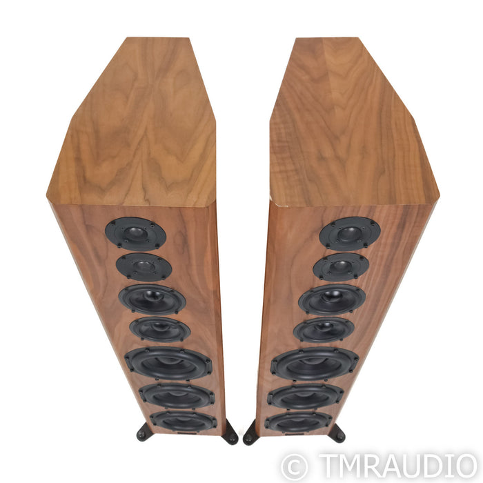 Bryston Model T Signature Floorstanding Speakers; Walnut Pair; Active Crossover