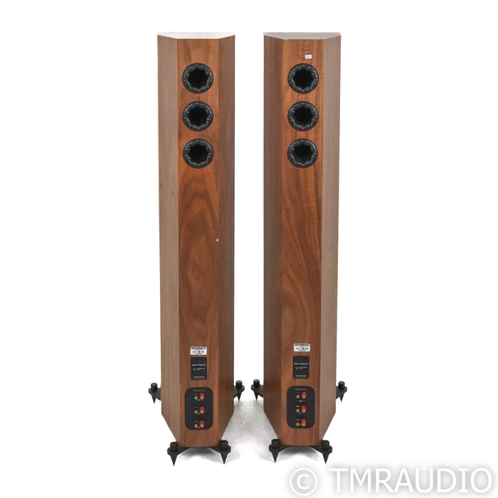 Bryston Model T Signature Floorstanding Speakers; Walnut Pair; Active Crossover