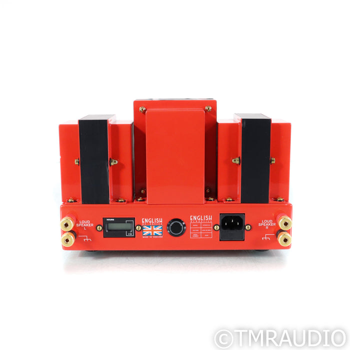 English Acoustics Stereo 21C Stereo Tube Power Amplifier; Cherry Red Gloss