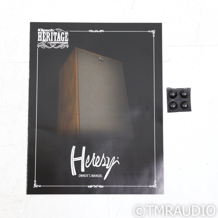 Klipsch Heresy IV Floorstanding Speakers; American Walnut Pair