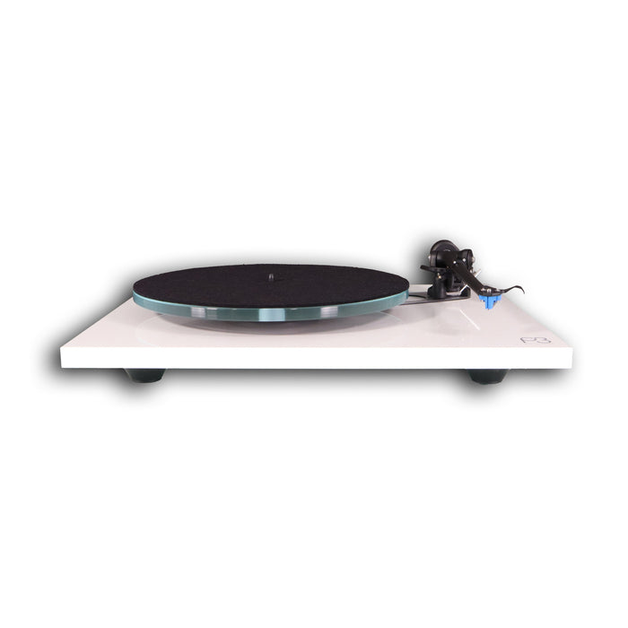 Rega Planar 3 Belt Drive Turntable;  White w/ Elys 2 MM Cartridge