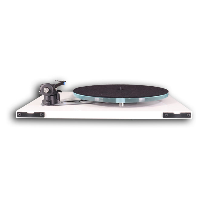 Rega Planar 3 Belt Drive Turntable;  White w/ Elys 2 MM Cartridge